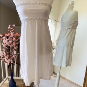 American Eagle Outfitters Cream Short Beach Dress Size Small/P